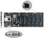 Материнская плата для майнинга BTC-S37 (8 слотов PCI-E 16x, DDR3 SODIMM, SATA 3.0, VGA+HDMI)